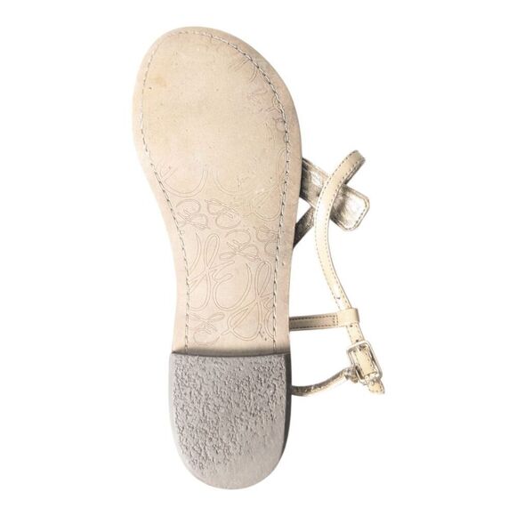 SAM EDELMAN Gigi Tan Patent Leather T Sandal Size 8M - Picture 7 of 7